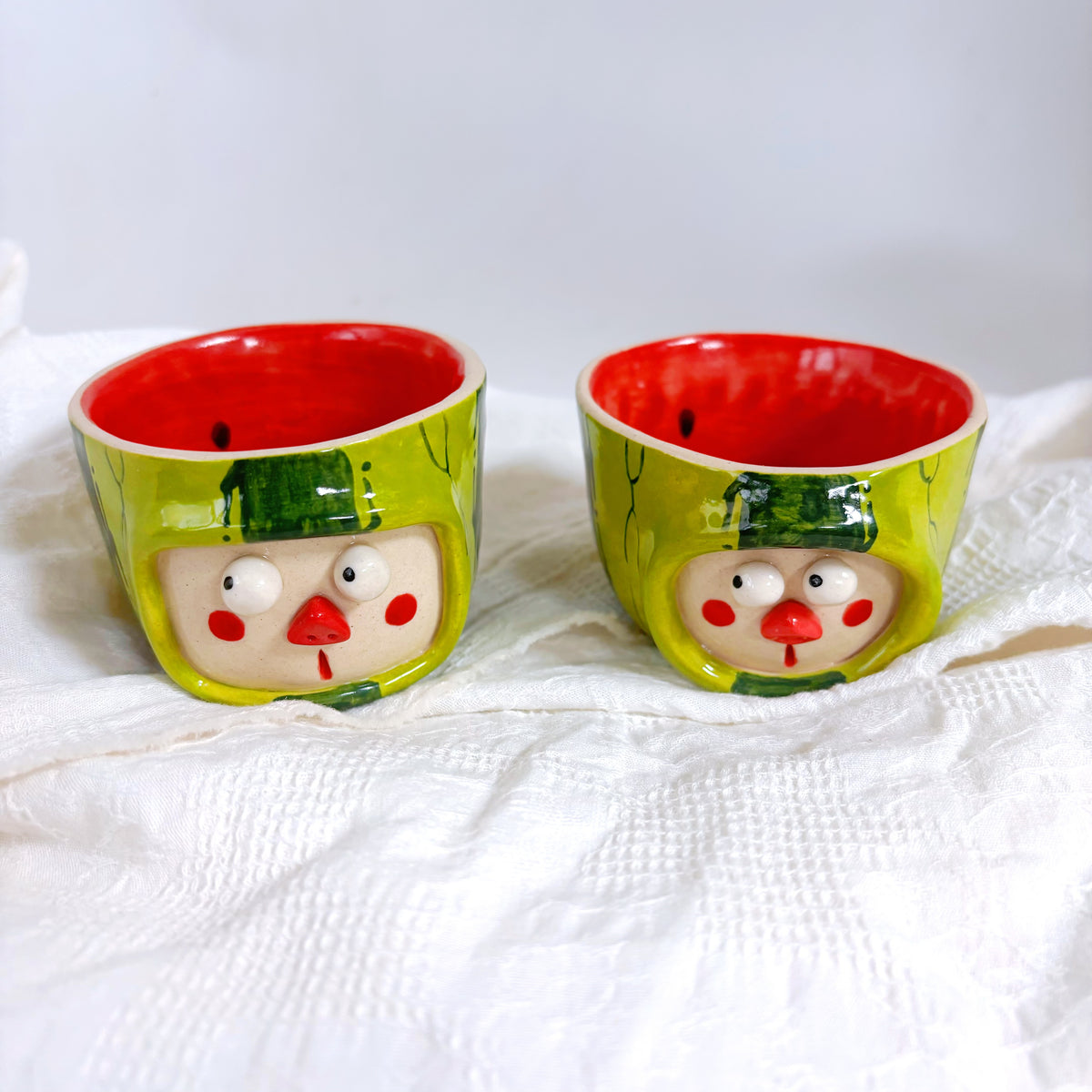 Watermelon Cartoon Ceramic Mug