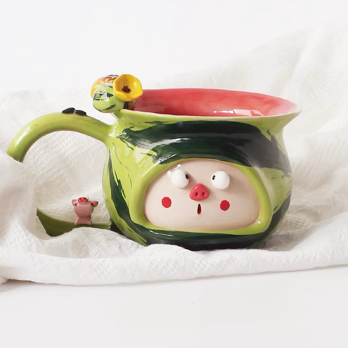 Watermelon Cartoon Ceramic Mug