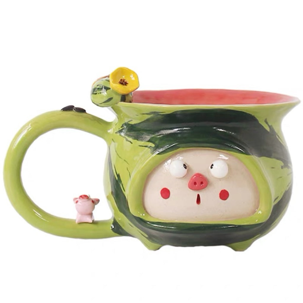 Watermelon Cartoon Ceramic Mug