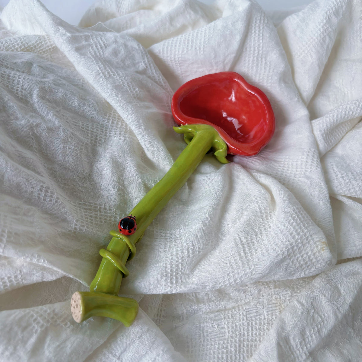 Strawberry Ceramic Spoon