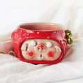 Strawberry Pig Ceramic Bowl